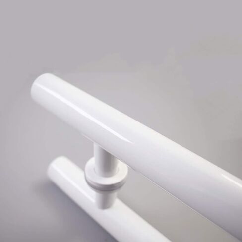 Door Handle, Stainless Steel Commercial Push-Pull Door Handle/Barn Door Pull Handle/Glass Door Handle - 4 Lengths, Black/White (Color : White, Size : Length1200mm) in Saudi Arabia