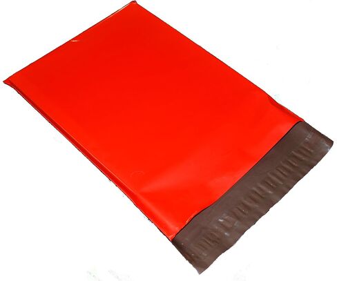 100 6x9 RED Poly Mailers Envelopes Shipping Bags by ValueMailers in Saudi Arabia