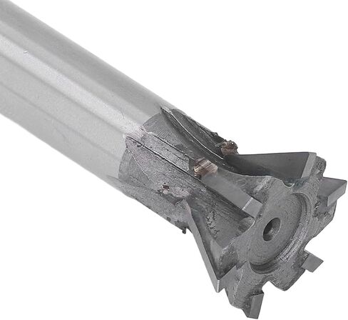 Dovetail Cutter 30mm, 60 Degree 6 Flute Carbide Slotting Milling Cutters with Straight Shank Metalw End Mill 1.2in in Saudi Arabia