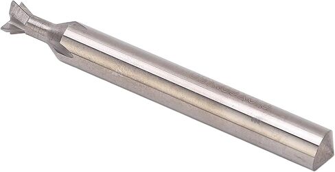 High Compatibility Dovetail Bit Carbide 6mm Dia Shank 4 Flutes 50mm Length Dovetail Milling Cutter | Efficient Working Nose End Mills (60°) in Saudi Arabia