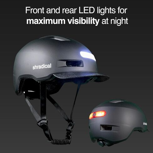 Bike Helmet for Adults with Rechargeable LED Lights, Mens/Womens Bicycle Helmet in Saudi Arabia