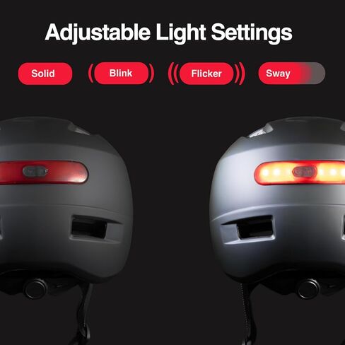 Bike Helmet for Adults with Rechargeable LED Lights, Mens/Womens Bicycle Helmet in Saudi Arabia