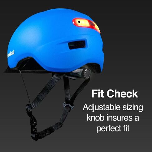 Bike Helmet for Adults with Rechargeable LED Lights, Mens/Womens Bicycle Helmet in Saudi Arabia
