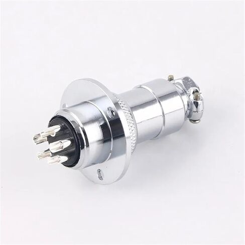 GX20 Connecotor Flange Mounting Male and Female 2Pin 3pin 4pin 5pin 6pin 7-15pin Connectors 1Pcs(5Pin) in Saudi Arabia