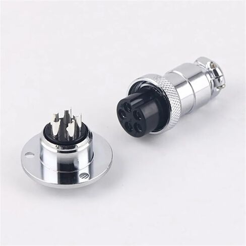 GX20 Connecotor Flange Mounting Male and Female 2Pin 3pin 4pin 5pin 6pin 7-15pin Connectors 1Pcs(5Pin) in Saudi Arabia