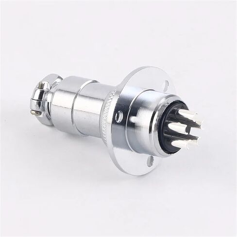 GX20 Connecotor Flange Mounting Male and Female 2Pin 3pin 4pin 5pin 6pin 7-15pin Connectors 1Pcs(5Pin) in Saudi Arabia