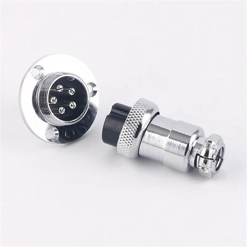 GX20 Connecotor Flange Mounting Male and Female 2Pin 3pin 4pin 5pin 6pin 7-15pin Connectors 1Pcs(5Pin) in Saudi Arabia