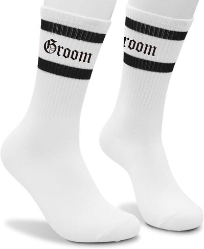 Gothic 'Til Death' Socks - Dark Romance Crew Socks - Edgy Punk Rock Novelty Socks for Men & Women - Alternative Couple Gift in Medieval Font. (209) in Kuwait