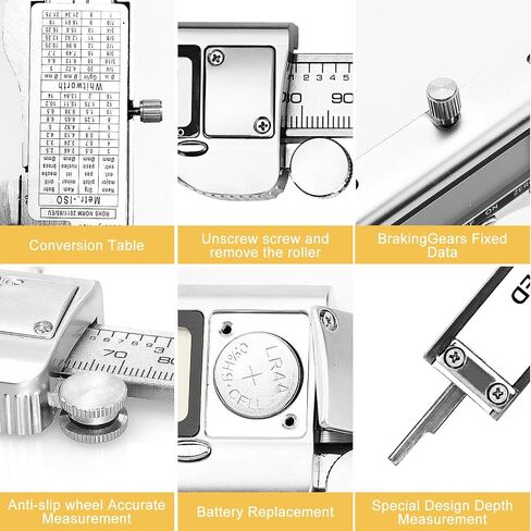 أداة قياس الفرجار الرقمية ، الفرس الفولاذ المقاوم للصدأ مقاس 6 بوصات مع شاشة LCD كبيرة in Saudi Arabia