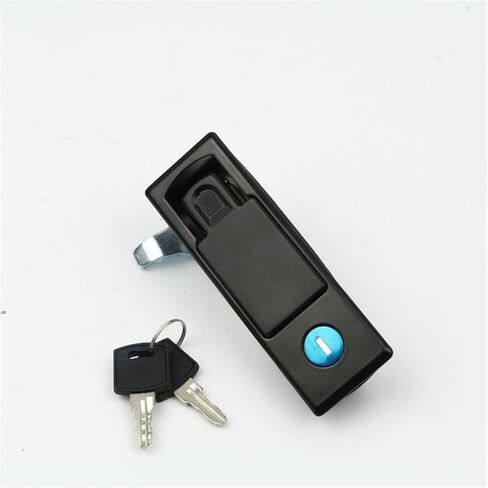 Stainless Steel Electrical Panel Cabinet Lock with Push Button Swing Handle Key 1Pcs in Kuwait