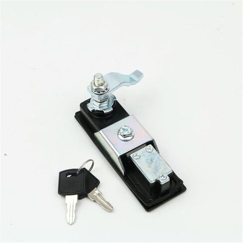 Stainless Steel Electrical Panel Cabinet Lock with Push Button Swing Handle Key 1Pcs in Kuwait