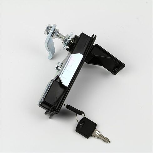 Stainless Steel Electrical Panel Cabinet Lock with Push Button Swing Handle Key 1Pcs in Kuwait