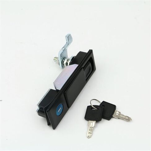 Stainless Steel Electrical Panel Cabinet Lock with Push Button Swing Handle Key 1Pcs in Kuwait