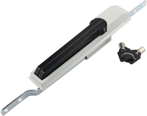 Zinc Alloy Heaven and Earth Connecting Rod Lock Distribution Box Cabinet Handle Rotating Type 1Pcs in Saudi Arabia