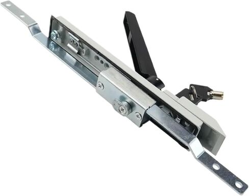 Zinc Alloy Heaven and Earth Connecting Rod Lock Distribution Box Cabinet Handle Rotating Type 1Pcs in Saudi Arabia