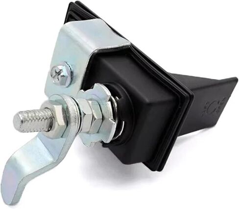 XK146-3 Industrial Electric Cabinet Black Plastic Keyless Percussion Inline Panel Latch Lock 1Pcs(XK146-3LW) in Saudi Arabia