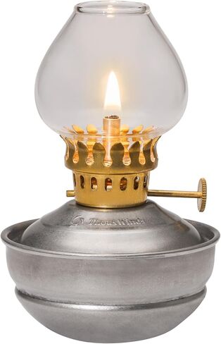 Luminara Mini Oil Lamp, Outdoor Kerosene Oil Lantern, Windproof Light for Outdoor Camping Garden Home Decor, Brass in Kuwait