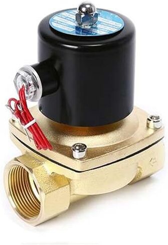 Valve 1/4" 3/8" 1/2" 3/4" 1" Electric Solenoid Valve DN8 DN10 DN15 DN20 DN25 N/C Pneumatic Valve for Water Oil Air DC12V/dc24V/ac220V(24v,DN8) in Saudi Arabia