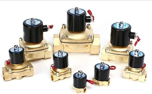 Valve 1/4" 3/8" 1/2" 3/4" 1" Electric Solenoid Valve DN8 DN10 DN15 DN20 DN25 N/C Pneumatic Valve for Water Oil Air DC12V/dc24V/ac220V(24v,DN8) in Saudi Arabia