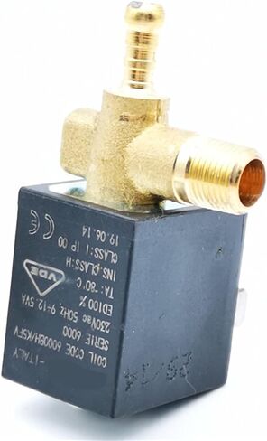 2/2 Solenoid Valve Brass Series 6000 AC230V 50Hz Normally Closed Air/Water Electric Valve 1Pcs in Saudi Arabia