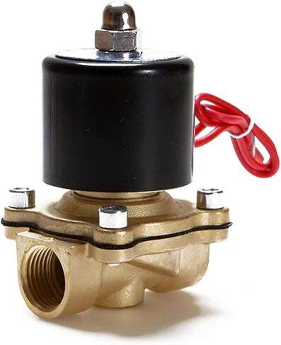 عادةً ما يكون الهواء الملف اللولبي المفتوح الكهربائي هواء الماء N/O 2Way 1/2inch AC220V 2W160-15K BODCE BODCE DC12V 24V AC110V 220V BRASS VALVE مفيدة (24V DC) in Saudi Arabia