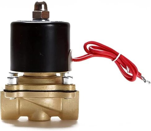 عادةً ما يكون الهواء الملف اللولبي المفتوح الكهربائي هواء الماء N/O 2Way 1/2inch AC220V 2W160-15K BODCE BODCE DC12V 24V AC110V 220V BRASS VALVE مفيدة (24V DC) in Saudi Arabia