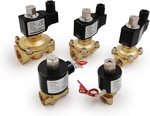 1/4 quot; 3/8 quot; 1/2 quot; 3/4 quot; 1 quot; DN15 Normally Open N/O Brass Electric Solenoid Valve 12V 24V 220V 110V Pneumatic Valve for Water Oil 1Pcs(Ac110v,DN8) in Saudi Arabia