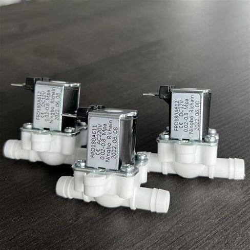 DC 12V 24V 220V صمام الملف اللولبي الكهربائي المغناطيسي مغناطيسي المغلقة المغلقة عادة مفتاح تدفق مداخل مداه in Saudi Arabia