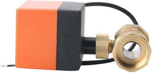 Ball Valve AC 220V Brass Electric Motorized Ball Valve 2 Way 3-Wire 1.6Mpa Thread DN15 -DN50 1Pcs(DN32) in Saudi Arabia