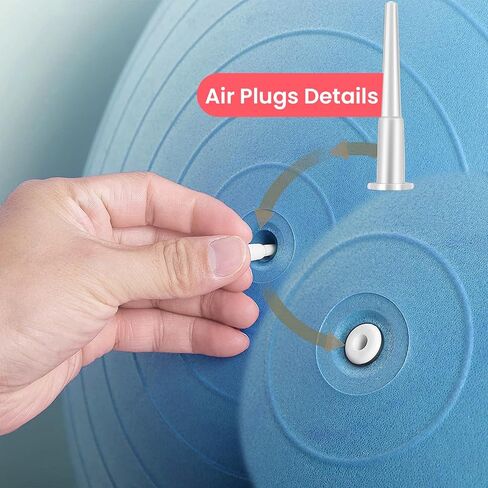12pcs Exercise Ball Plug Replacement, Fitness Yoga Ball Inflatable Air Pins for Home Gym Exercise Balls in Saudi Arabia