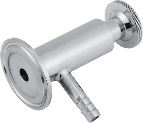 1pc Quick Release Stainless Sampling Valve,Sanitary Valve Sanitary Sample Port Steel Sus304 Sanitary Sample Value Clamp Value with Elliptic Handle Ferrule Od 50.5mm in Saudi Arabia