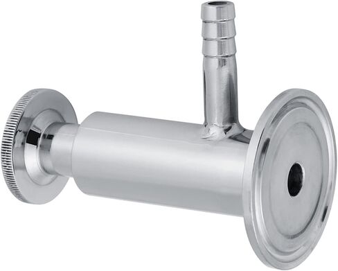 1pc Quick Release Stainless Sampling Valve,Sanitary Valve Sanitary Sample Port Steel Sus304 Sanitary Sample Value Clamp Value with Elliptic Handle Ferrule Od 50.5mm in Saudi Arabia