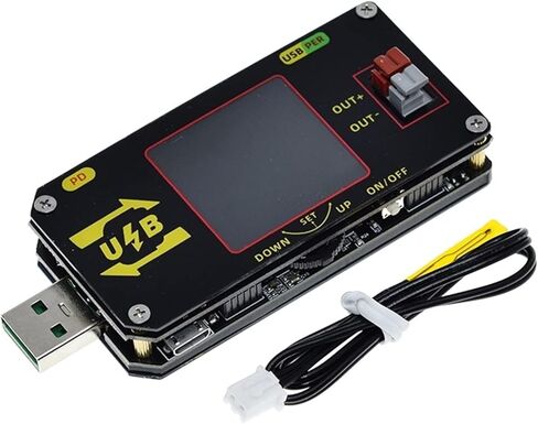 شاشة ملونة USB شحن اختبار الجهد العددي الجهد باك وزيادة مزود الطاقة المعمول به in Kuwait
