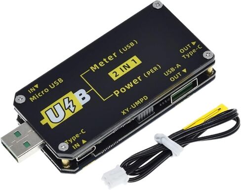شاشة ملونة USB شحن اختبار الجهد العددي الجهد باك وزيادة مزود الطاقة المعمول به in Kuwait