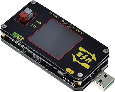 شاشة ملونة USB شحن اختبار الجهد العددي الجهد باك وزيادة مزود الطاقة المعمول به in Kuwait