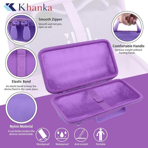 khanka for JBL Charge 6 Waterproof Bluetooth Speaker Protective Case (Black Case with Adjustable Shoulder Strap) in Saudi Arabia