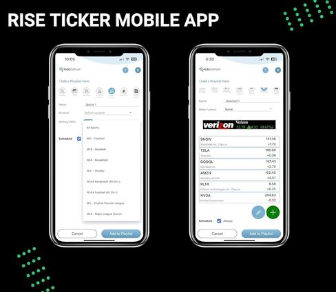 Skybox Fancave - The Playbook LED Sports Ticker | الأسهم والتشفير الإضافات | لكهوف الرجل والمكاتب والشركات in Kuwait
