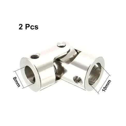 2pc قارب السيارة عمود مقرن موصل موصل المعادن الشامل اقتران RC Robot Cardan (8 مم إلى 6 مم) in Kuwait