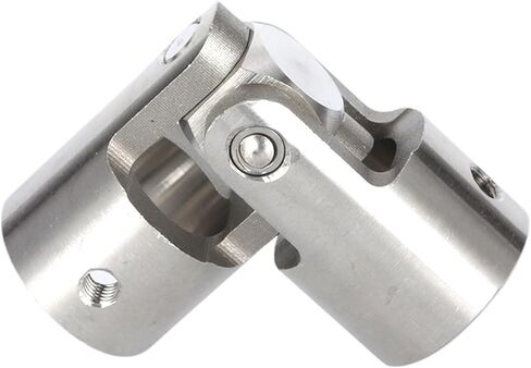 1pc 304 Stainless Steel Universal Joint Coupler 30/35mm Cross Universal Joint Single Precision Coupling for CNC(D58L123-30-Keyway) in Saudi Arabia