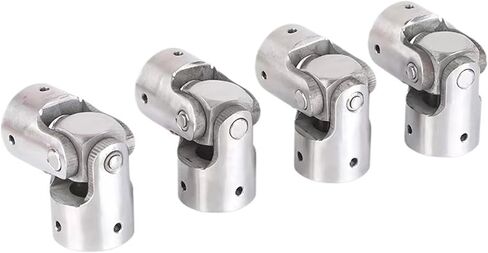 1pc 304 Stainless Steel Universal Joint Coupler 30/35mm Cross Universal Joint Single Precision Coupling for CNC(D58L123-30-Keyway) in Saudi Arabia