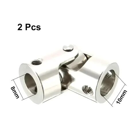 2pc Gimbal Couplings Shaft Motor-Connector Universal Joint Rc Boat Car Metal Rotatable Bore Dia Steering Gear(8mm to 5mm) in Kuwait