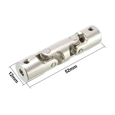 2pc Gimbal Couplings Shaft Motor-Connector Universal Joint Rc Boat Car Metal Rotatable Bore Dia Steering Gear(8mm to 5mm) in Kuwait