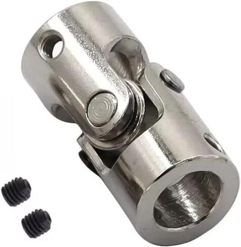 1pc metal cardan مفصل الفضة 2.3/3/4/5/6/8/10/10/12 مم مقرن مقرن عالمي مقرن شيفت مقرن عالمي لقارب سيارة RC (4-4) in Kuwait