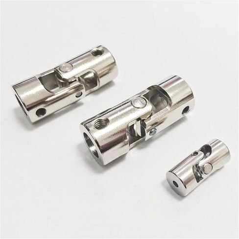 1pc metal cardan مفصل الفضة 2.3/3/4/5/6/8/10/10/12 مم مقرن مقرن عالمي مقرن شيفت مقرن عالمي لقارب سيارة RC (4-4) in Kuwait