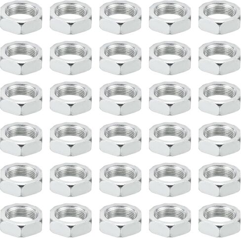 PATIKIL M18X1.5 NUTS HEX Steel ، 15 حزمة متري الخيط المطلي بالزنك الجهاز النهائي الجهاز in Kuwait