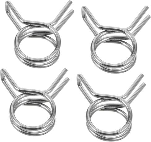 Amosfun 4pcs Oil Pipe Clamp for Fuel Line Hose Spring Clamp Heavy Duty Construction Easy Installation in Saudi Arabia