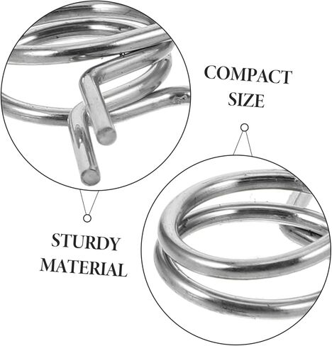 Amosfun 4pcs Oil Pipe Clamp for Fuel Line Hose Spring Clamp Heavy Duty Construction Easy Installation in Saudi Arabia