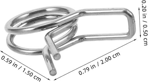 Amosfun 4pcs Oil Pipe Clamp for Fuel Line Hose Spring Clamp Heavy Duty Construction Easy Installation in Saudi Arabia