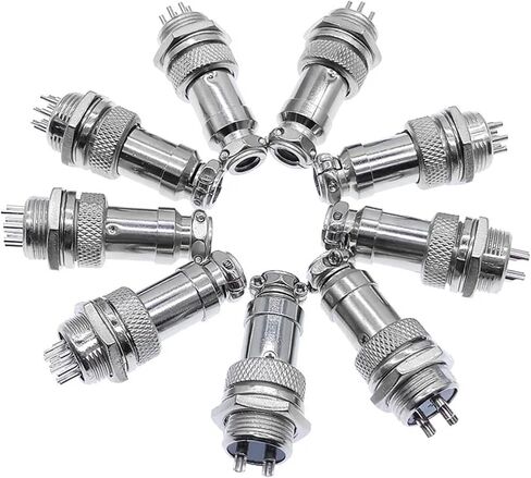 GX16 GX16-2PIN 3PIN GX16-4 5PIN 7PIN 9PIN10PIN الموصلات المعدنية على مقبس الذكور 1pcs (7pin) in Saudi Arabia