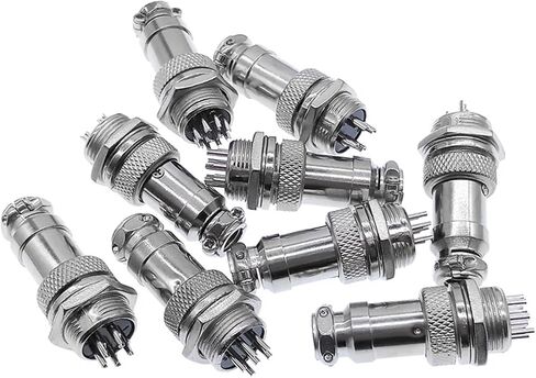 GX16 GX16-2PIN 3PIN GX16-4 5PIN 7PIN 9PIN10PIN الموصلات المعدنية على مقبس الذكور 1pcs (7pin) in Saudi Arabia